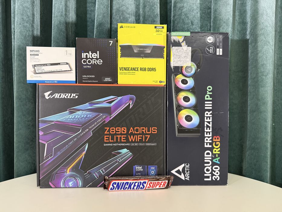 Z890 | Ultra 7 265KF | 32GB Ozu | 1TB SSD | Arctic IiI PRO 360 ARGB
