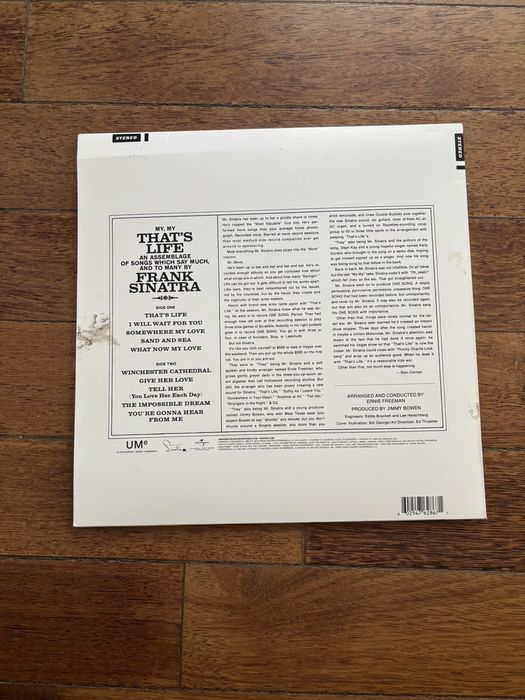 Vinil Frank Sinastra -That's Life