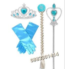 Комплект Елза Замръзналото кралство Frozen Аксесоари Корона Плитка