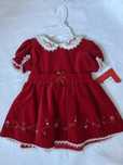 rochie rochita catifea, dantala, ocazie nunta, botez, evenimente