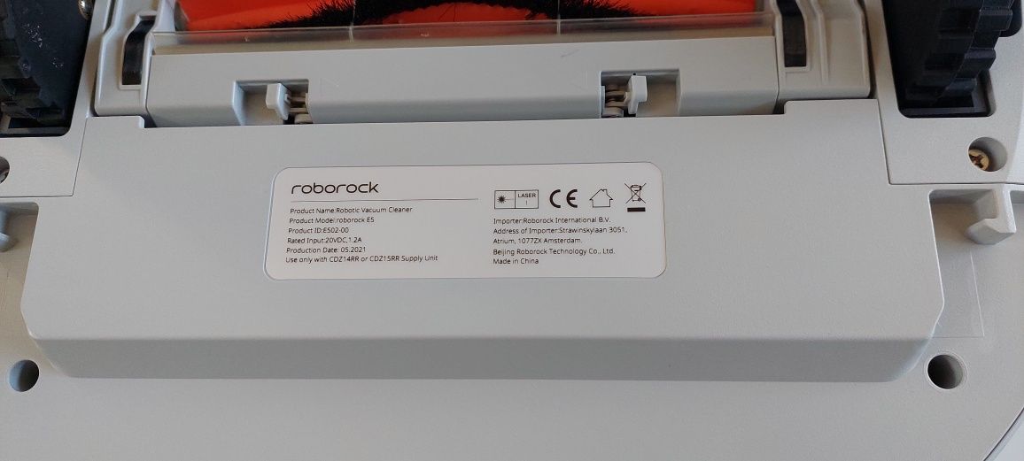 Робот прахосмукачка Roborock E5 c Моп, Wi-Fi 5200mAh