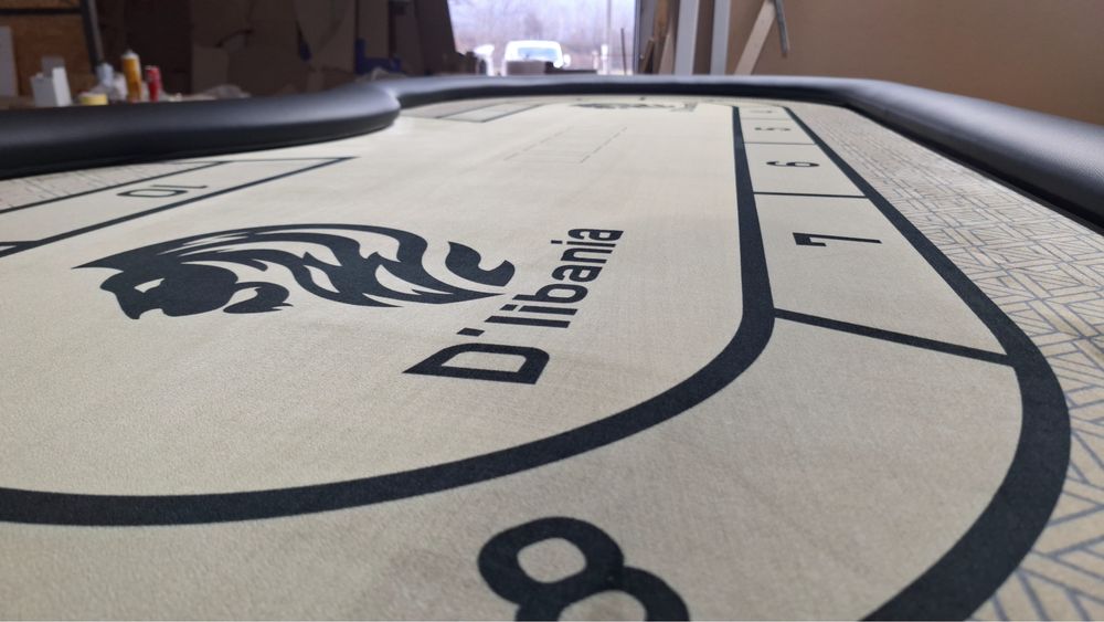Masa poker + jetoane LOGO tau personalizare CustomTables.eu stoc poker
