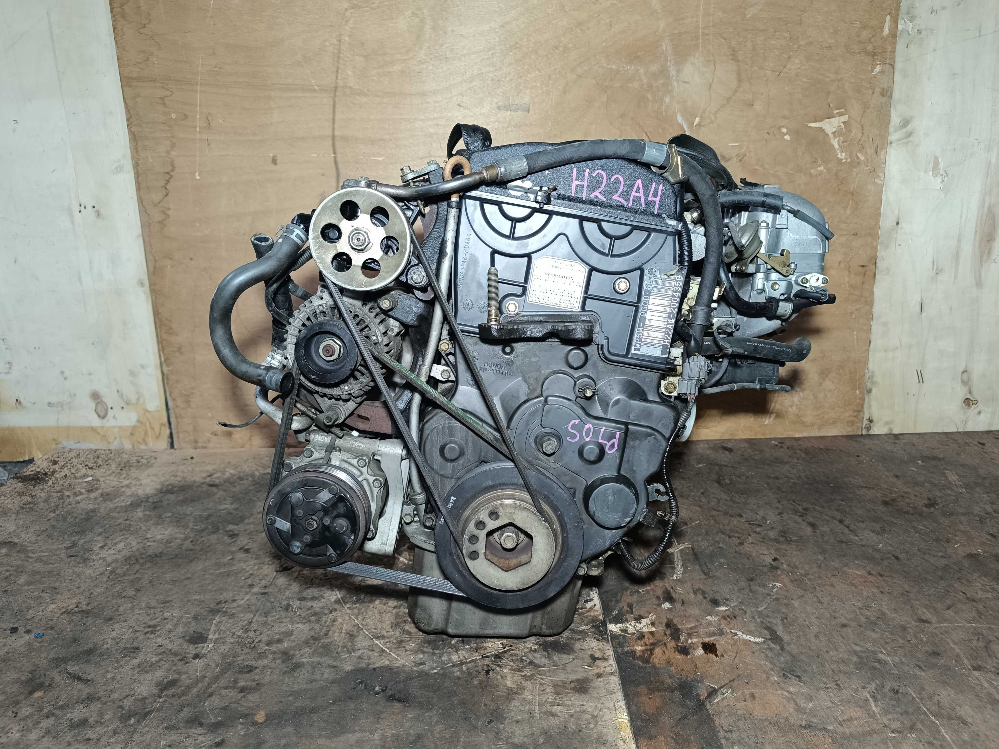 Двигатель H22A H22A4 2.2 VTEC Honda Prelude BB6 BB8 Хонда Прелюд ВТЕК
