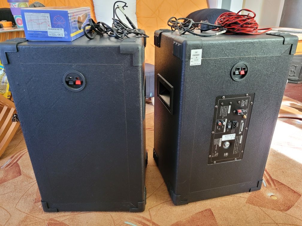 Set 2 Boxe Profesionale Vlliodor DS-2070,USB/SD,negre