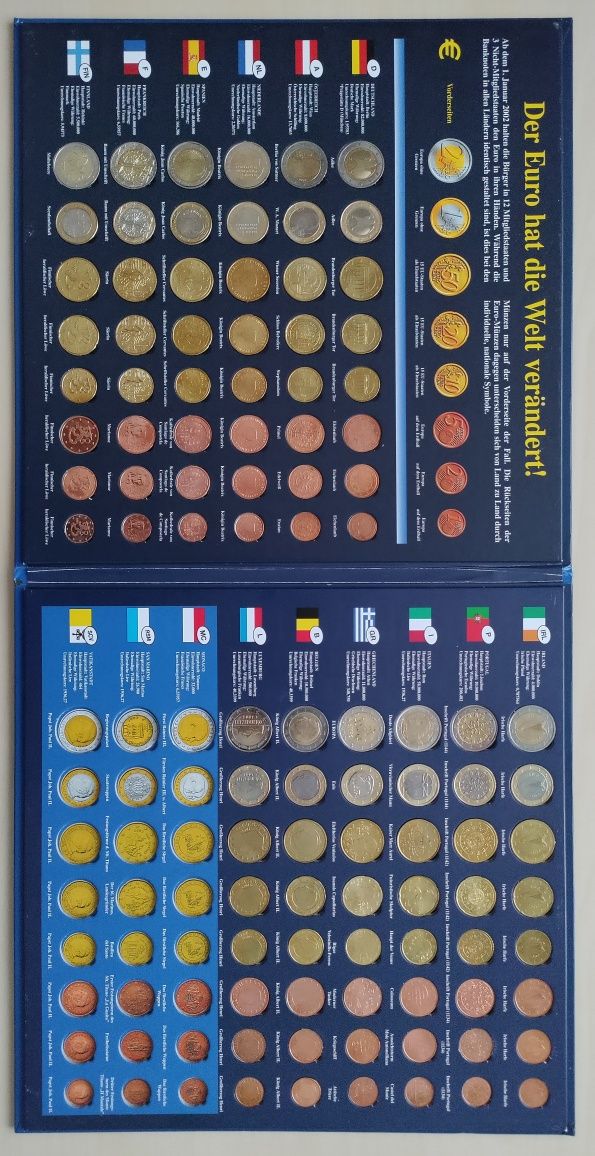 Colectie seturi monede euro - 2002