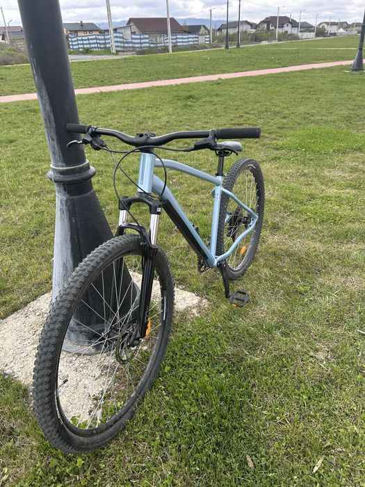 Bicicleta Rockrider Explore 500 Pastel Blue