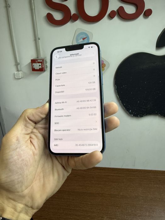 Vand Iphone 13 128Gb blue