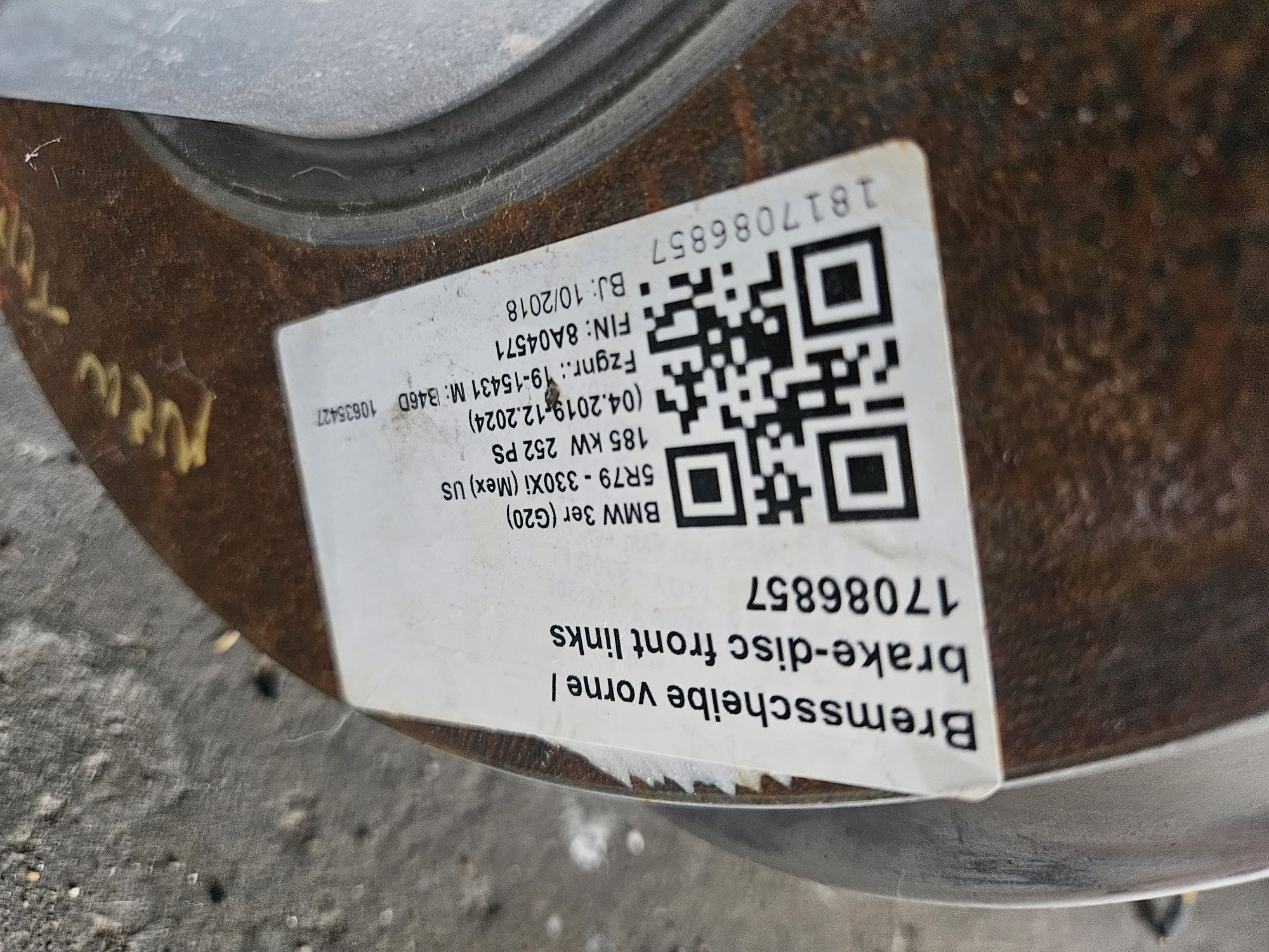 Преден мост за Bmw G20 252ks 330xi