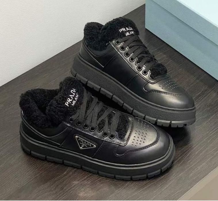 Зимние кеды prada