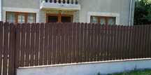 Garduri si porti din panou stil jaluzea, sipca metalica, tabla cutata