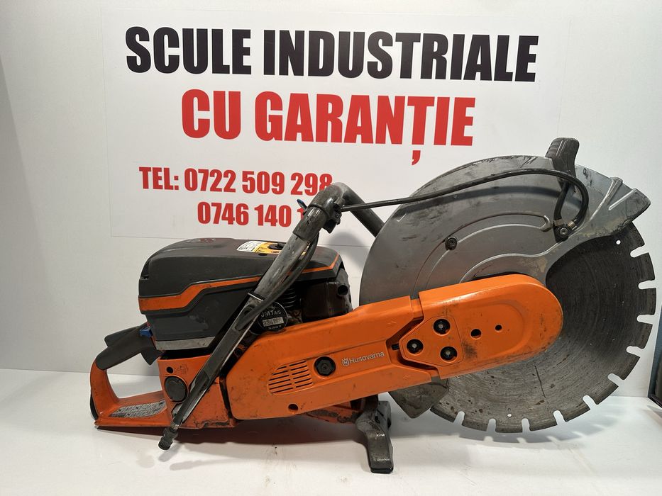 Husqvarna K970 disc 400mm taiat beton armat fundatii placi stihl bosch