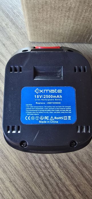 Acumulator xmate 18V 2,5A pentru scule bosch