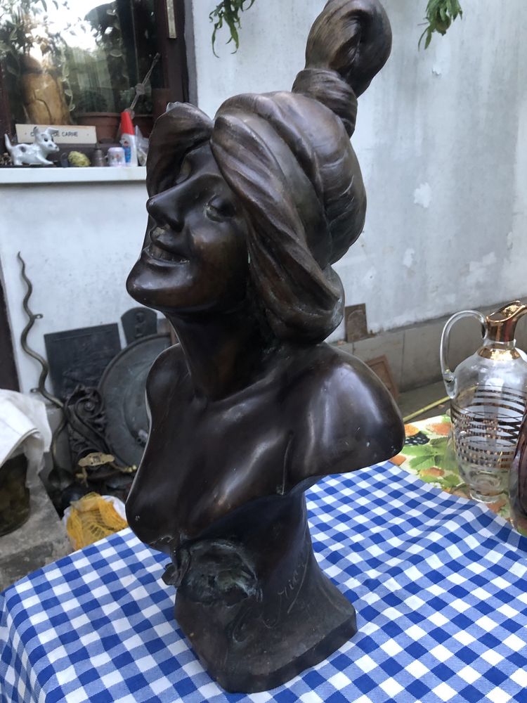 Statuie/Bust veche bronz