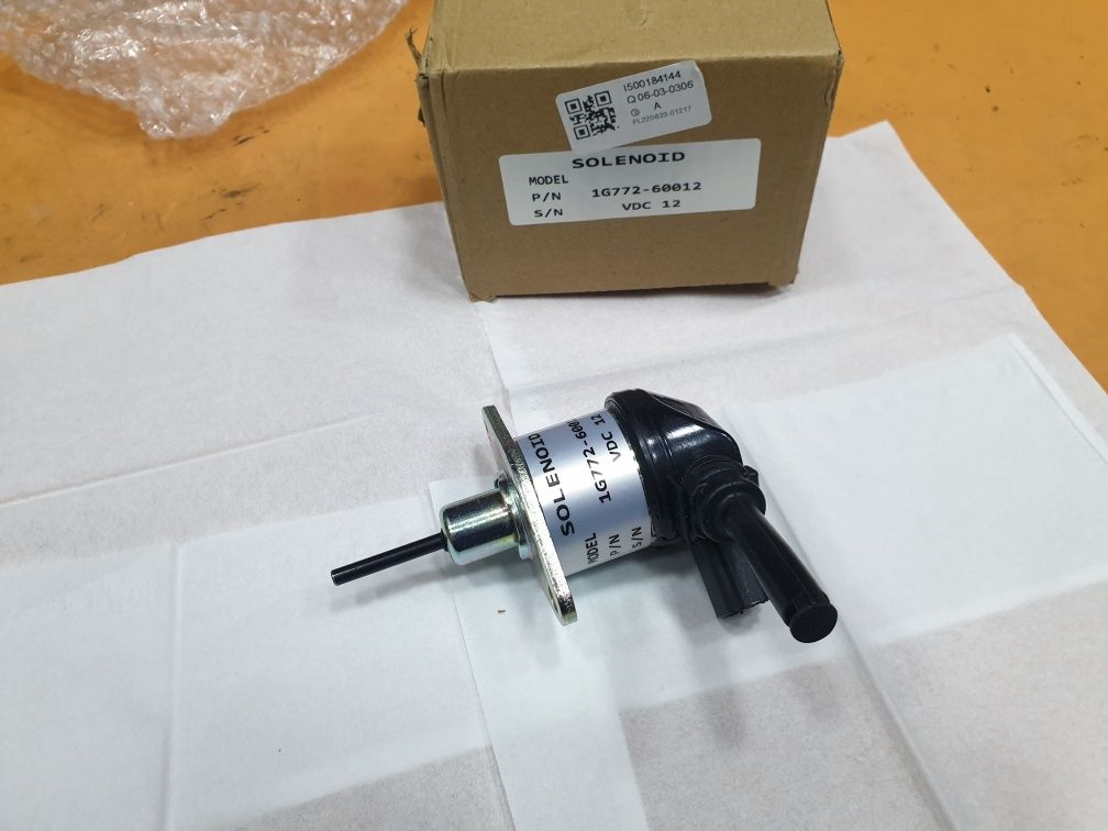 Solenoid electrovalva opritor motorina Kubota v3300  , 1G772-60012