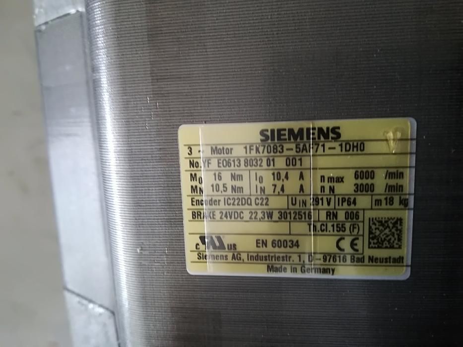 Сервомотор SIMENS 1FK7083-5AF71-1DH0 -3.30kW