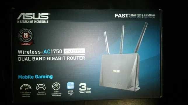 Router Wireless Asus Gigabit RT-AC1750U VPN Dual Band Nou Sigilat