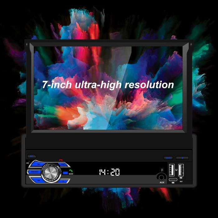 Мултимедия плеър единичен дин навигация за кола автомобил Android 1DIN