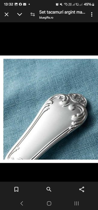 Set tacamuri Argint masiv
