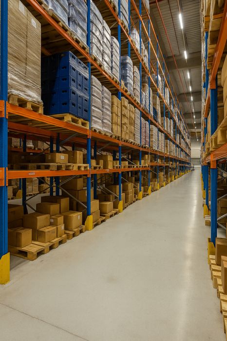 Rafturi metalice pentru depozitare paleti