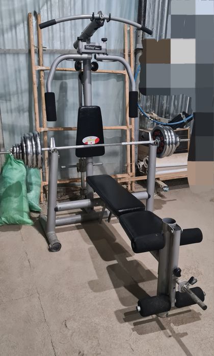 Лежак со штангой