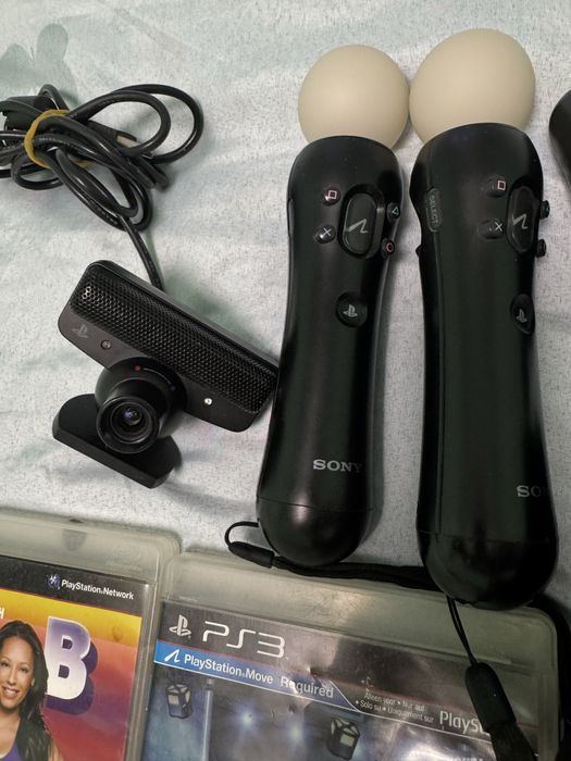 PS3 + 9 jocuri + accesorii | Funcționează perfect