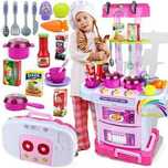 Bucatarie Little chef copii 3in1 tip troller,sunete+lumini+accesorii