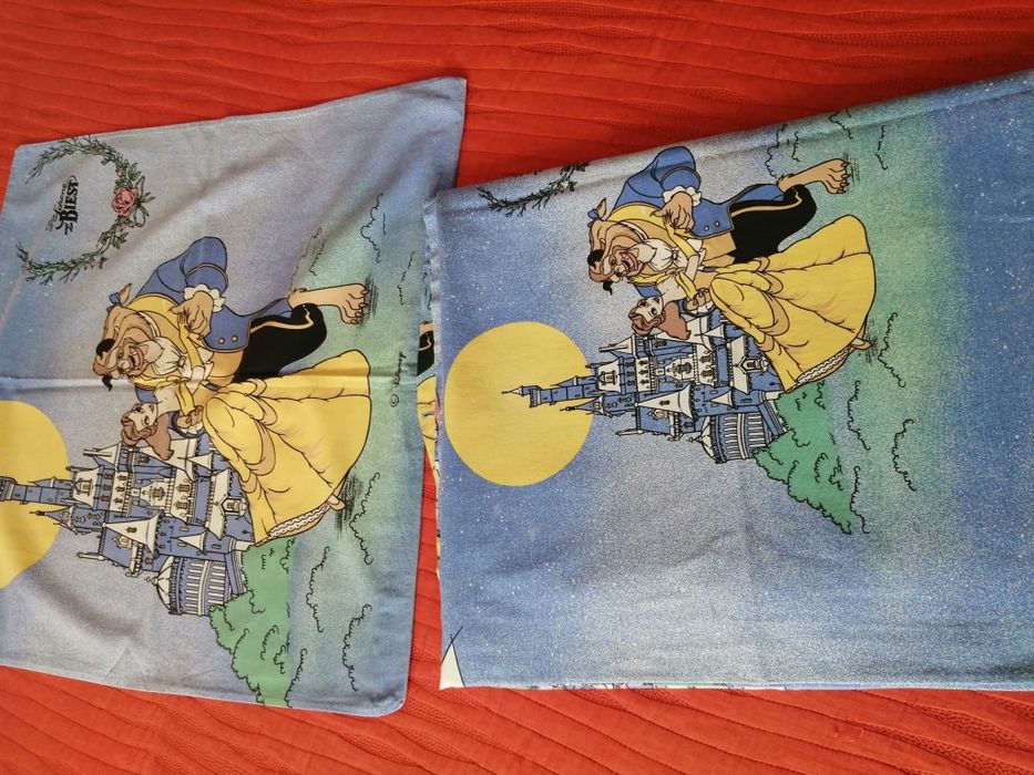 Lenjerie + fata de perna Disney din bumbac