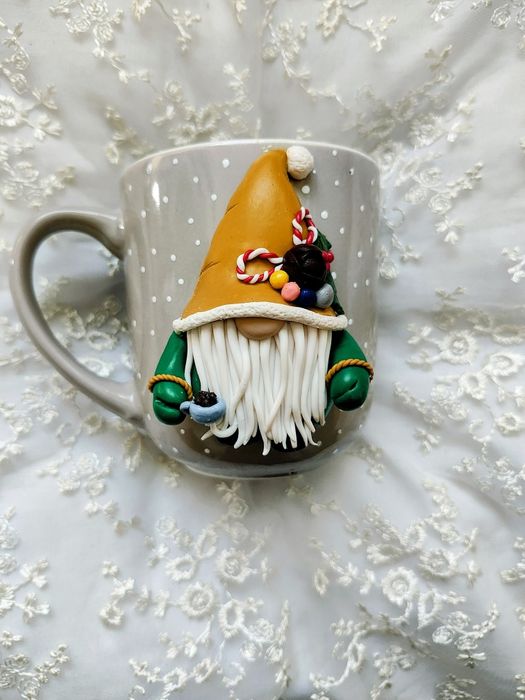 Чаши с декорация от полимерна глина