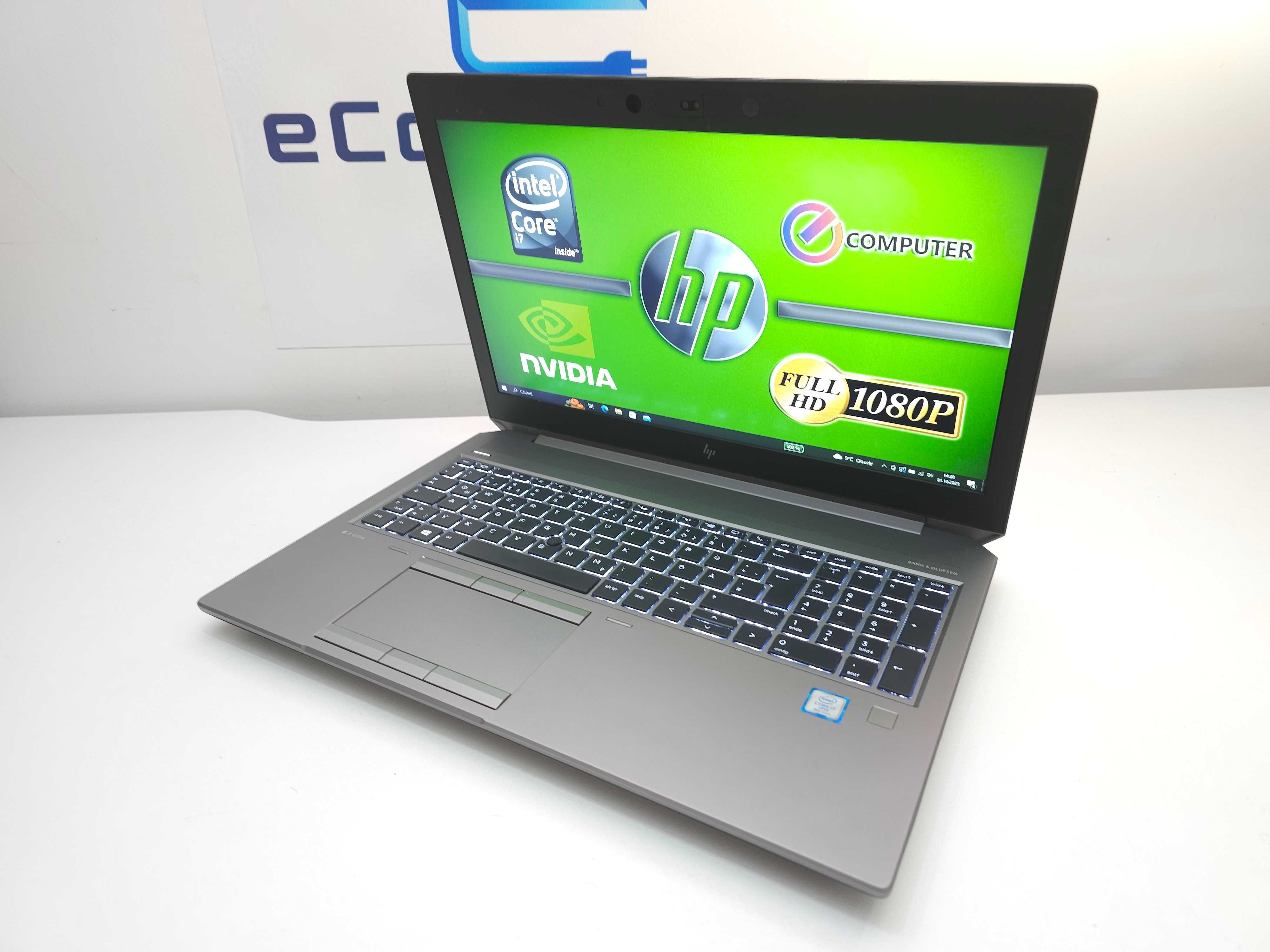 Laptop HP Workstation Zbook 15 G5 i7 nVidia Quadro  GAMING . Garantie