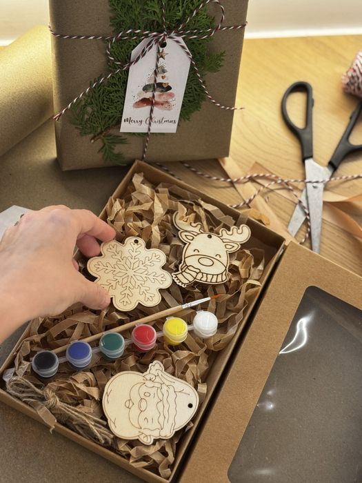 Kit creativ pictura copii +3 ani cadou Craciun