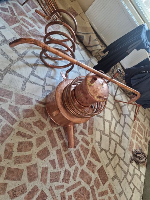 Cazan de tuica cu serpentina