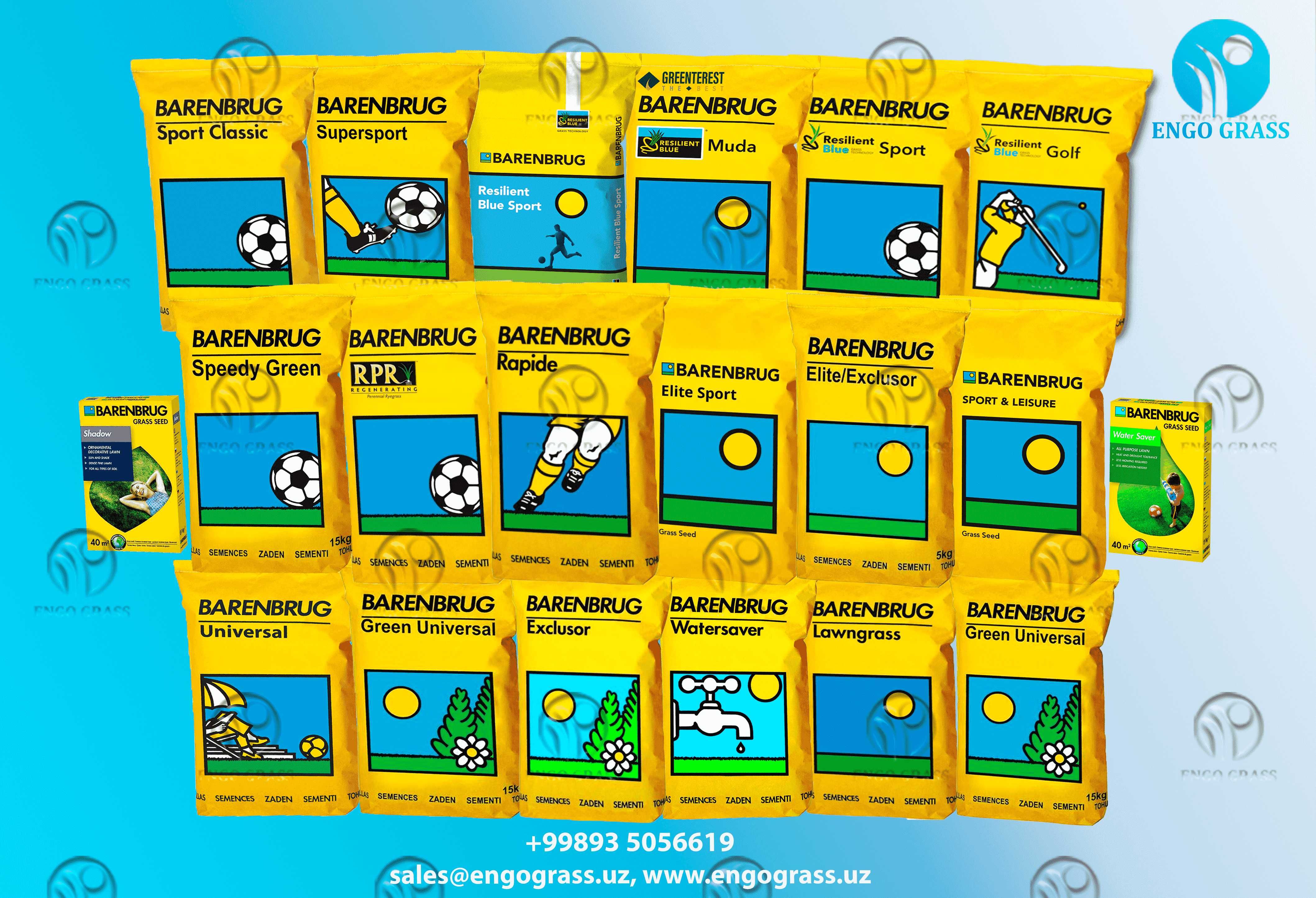 Смесь газонная BARENBRUG Sport Classic.