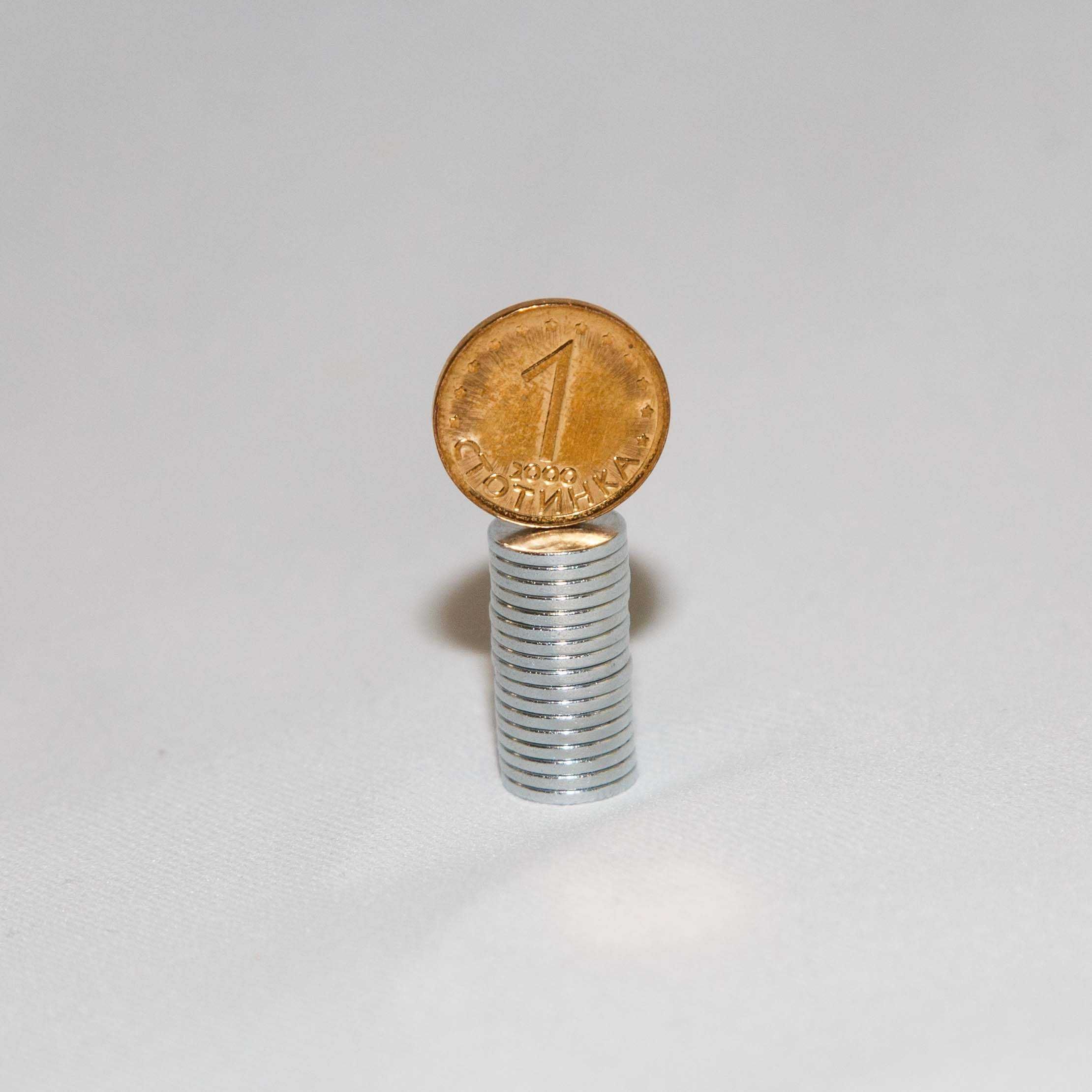 Неодимов магнит 9,5x1,15mm МАГНИТ неодимов N52, magnit