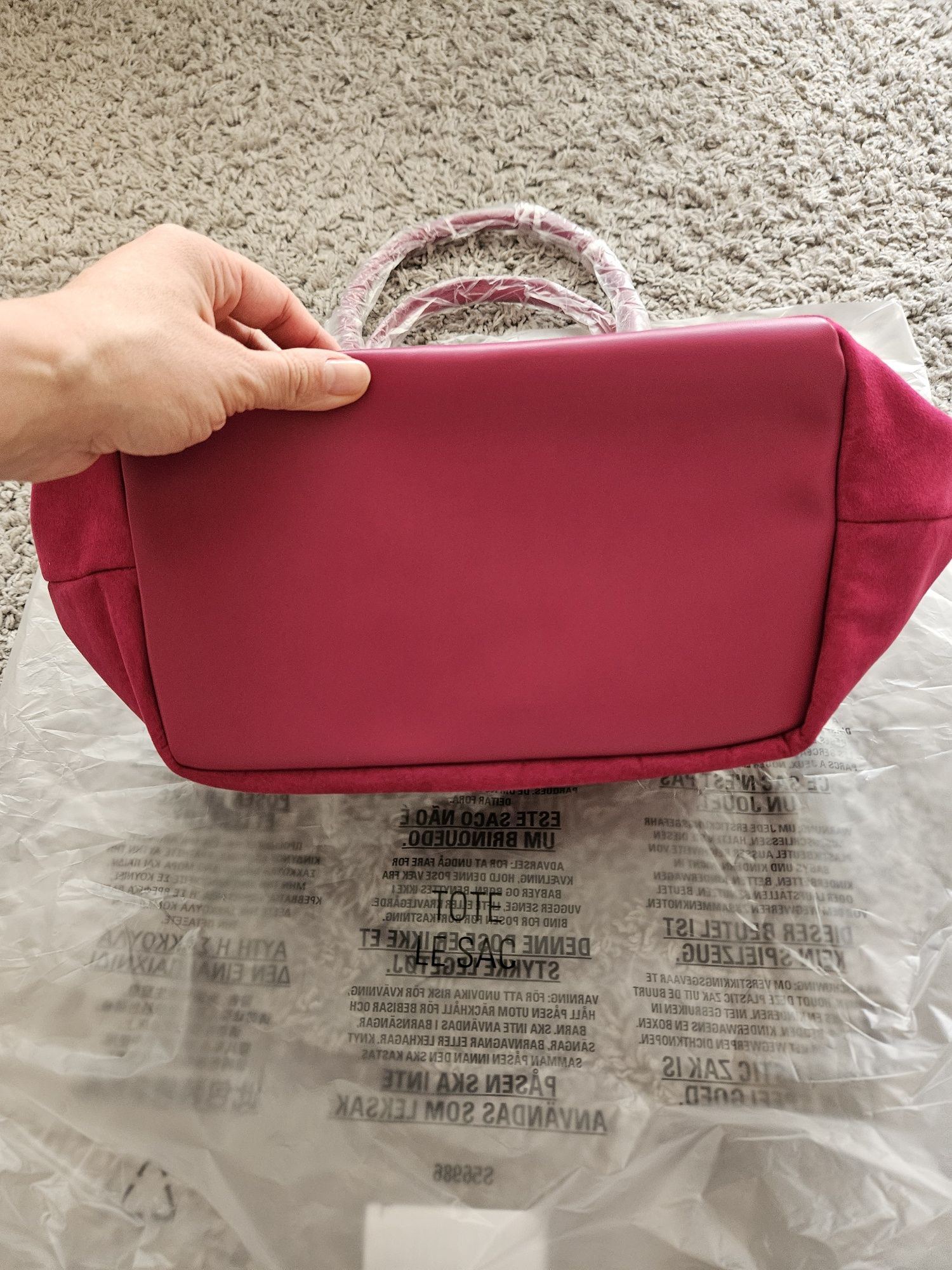 RALPH LAUREN Fragrances Cranberry Red Tote, шопер, чанта