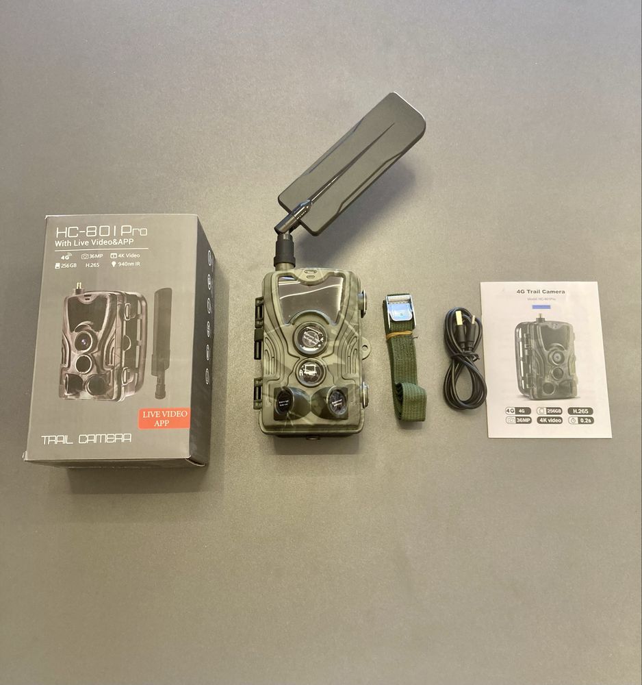 Ловна Камера Suntek HC-801Pro Li 4G с Батерия и Приложение