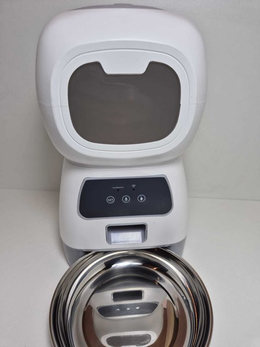 Hranitor animale SMART WIFI dispenser automat hrana caini si pisici