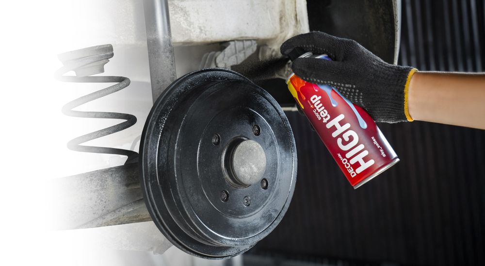 спрей боя deco blik high temperature 600° (silver) 450ml  zollex, ...