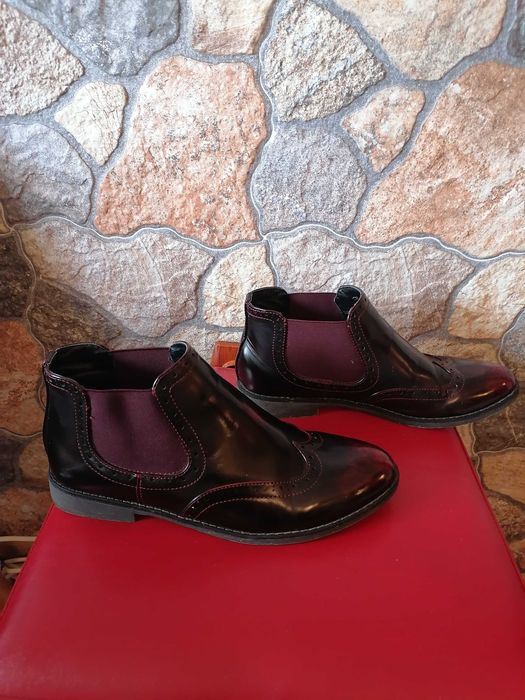 Pantofi 41, vișiniu închis