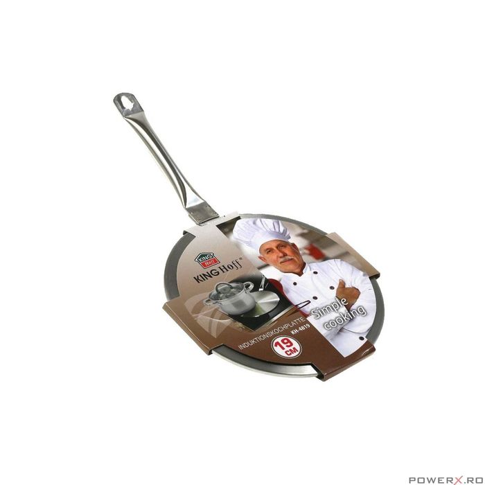 Dispozitiv, adaptor pentru plite cu inductie diametru 19 cm, KingHoff
