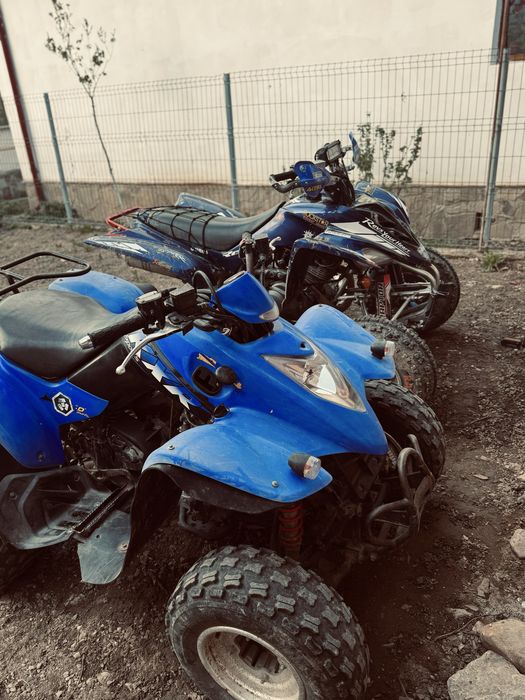 2 atv kymco kxr 250/yamaha raptor 350 cu acte( schimb doar cu atv 4x4)