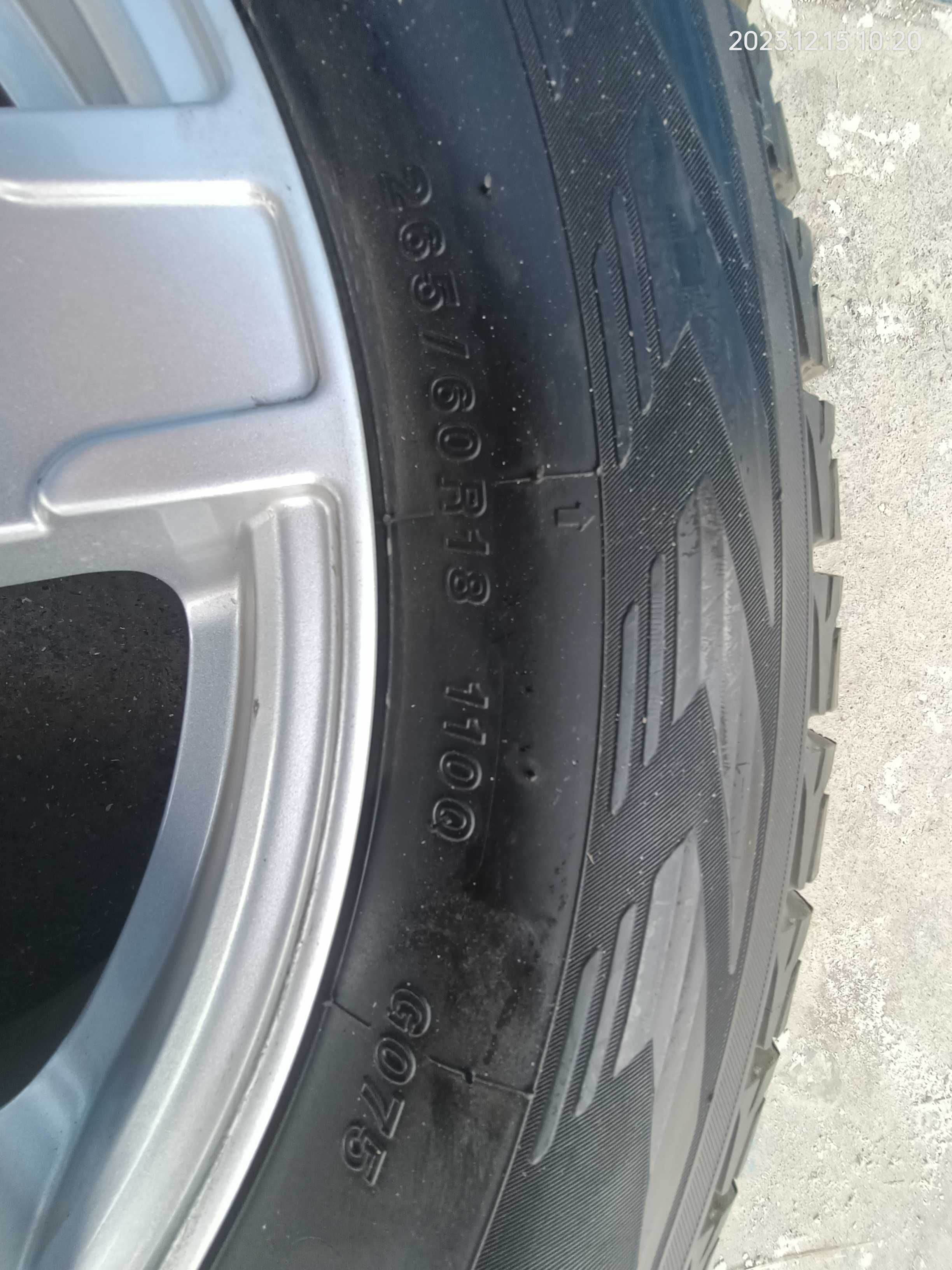 Продам зимнюю резину Yokohama с дисками Alutec
