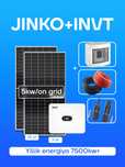Готовый солнечный комплект 5кв jinko-  сетевой