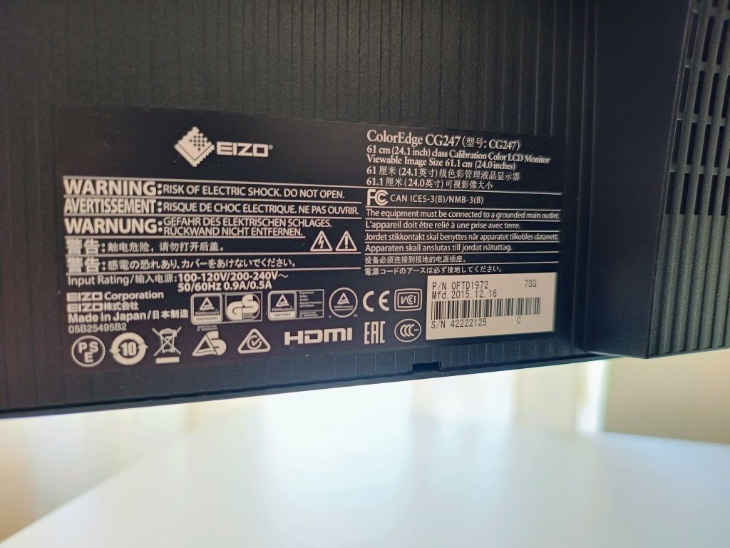 EIZO ColorEdge CG247 24.1"