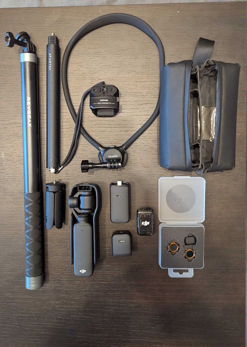 DJI Osmo Pocket 3 Creator Combo 64 gb  k&f cpl ND 2-32 mist newer cage