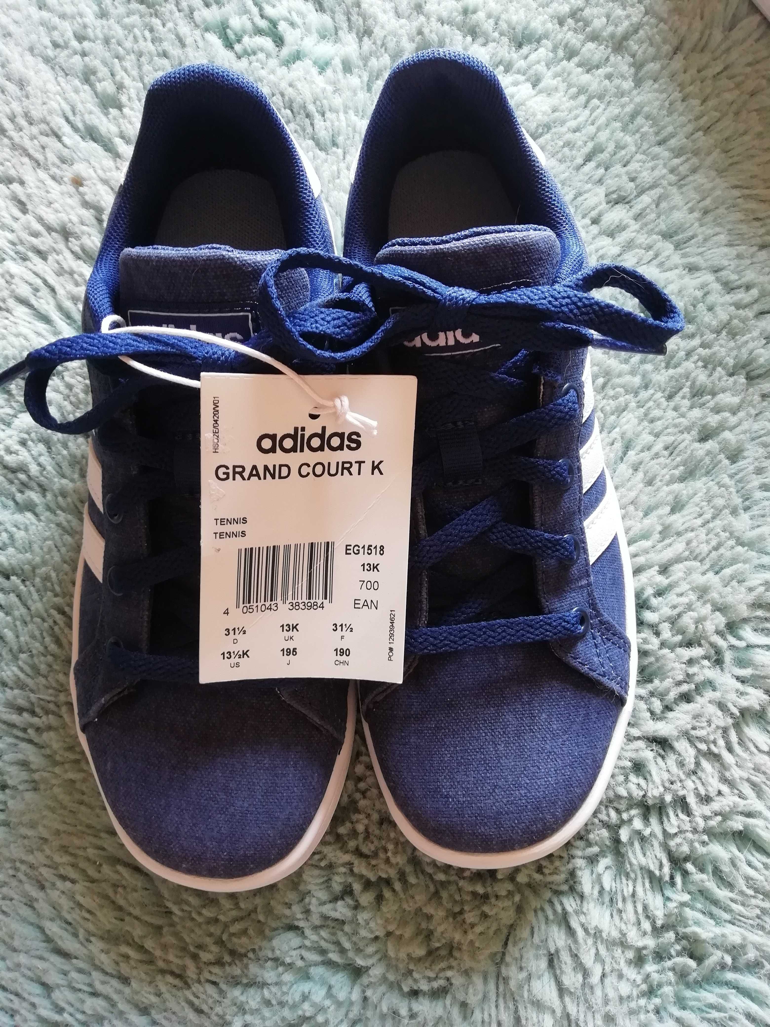 Кецове adidas grand Court denim детски маратонки