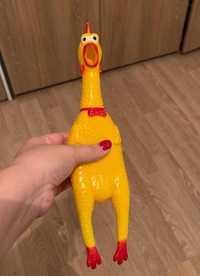 Орущая курица - игрушка для питомца