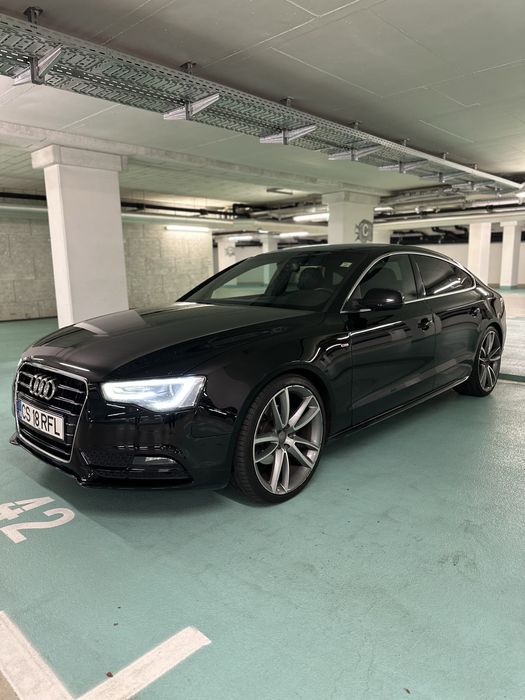 Jante 5x112 Audi OEM 20” Diamond Cut + cauciucuri 2023 A4/A5/A7