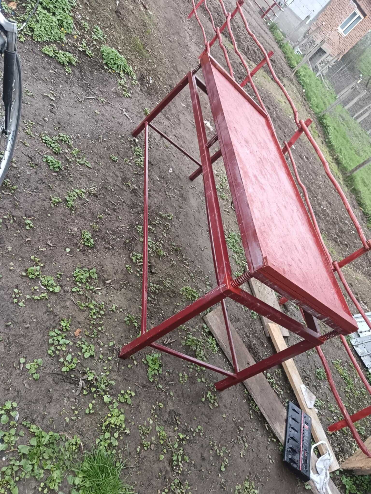 Masă de vibrație pentru făcut pavele!