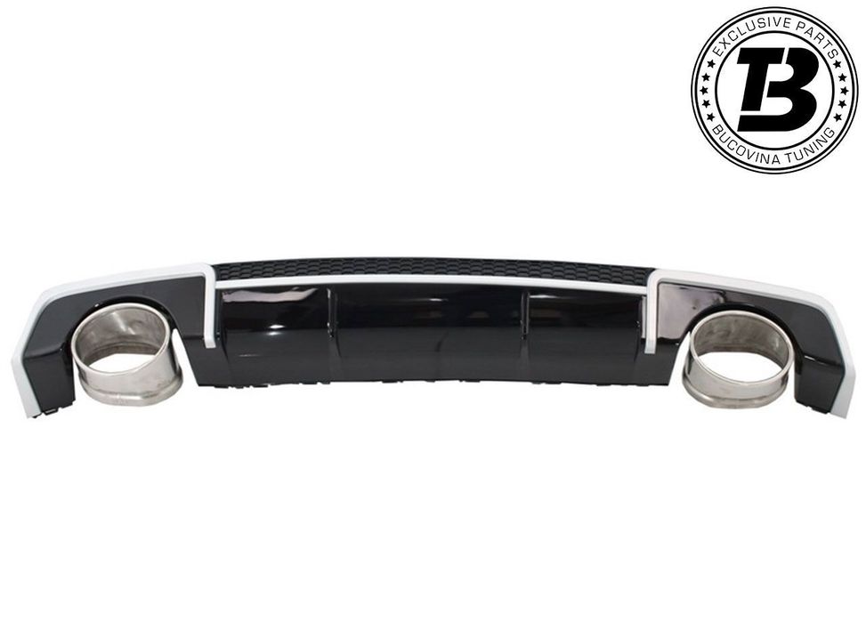 Difuzor Bara Spate cu Ornamente compatibil cu Audi A3 8V RS3 Design