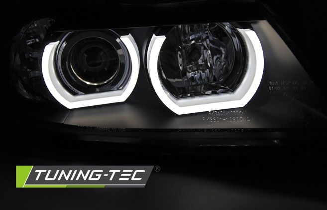 Faruri Angel Eyes 3D cu Xenon pentru BMW E90/E91 03.05-08.08